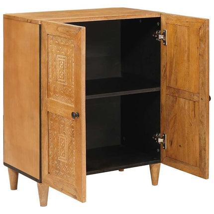 Sideboard Lysebrun 60 x 33 x 75 cm Massivt mangotræ