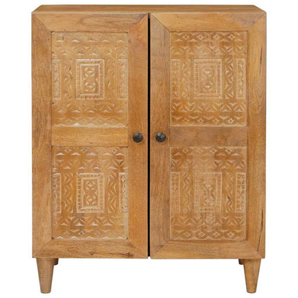 Sideboard Lysebrun 60 x 33 x 75 cm Massivt mangotræ