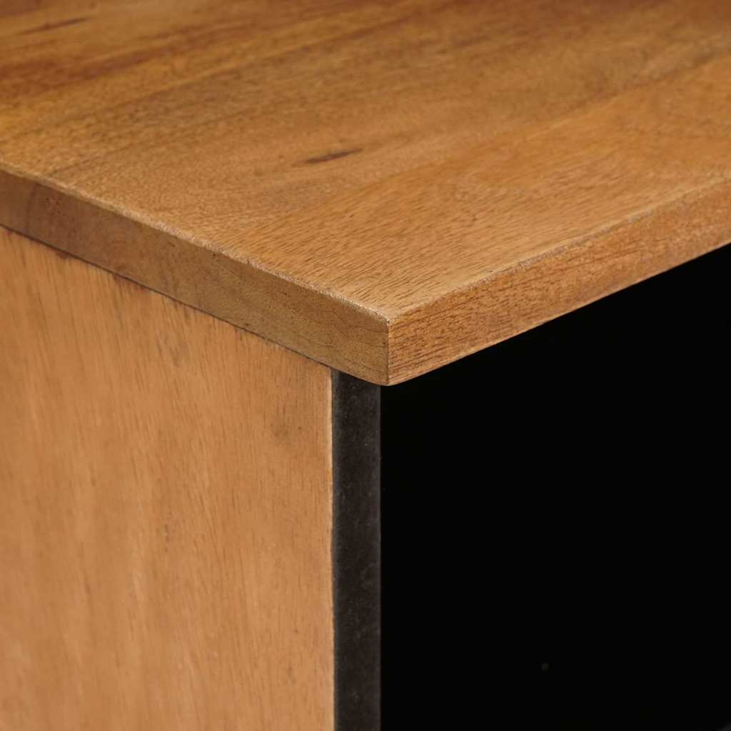 Sengebord 2 pcs Lysebrun 40 x 33 x 46 cm Massivt mangotræ