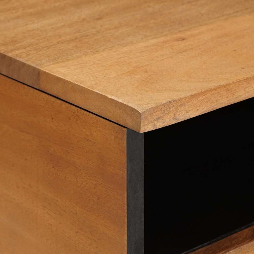 Sofabord med skuffe Lysebrun 80 x 54 x 40 cm Massivt mangotræ