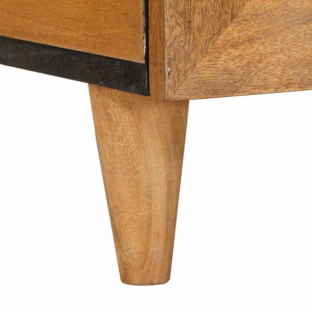 Sofabord med skuffe Lysebrun 80 x 54 x 40 cm Massivt mangotræ