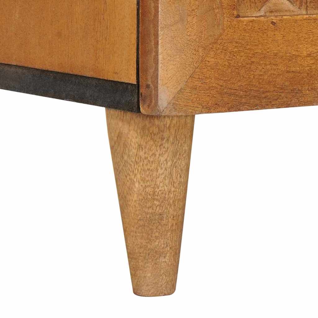 Badeværelsesskab Vægmonteret med dør Lys Brun 62 x 33 x 58 cm