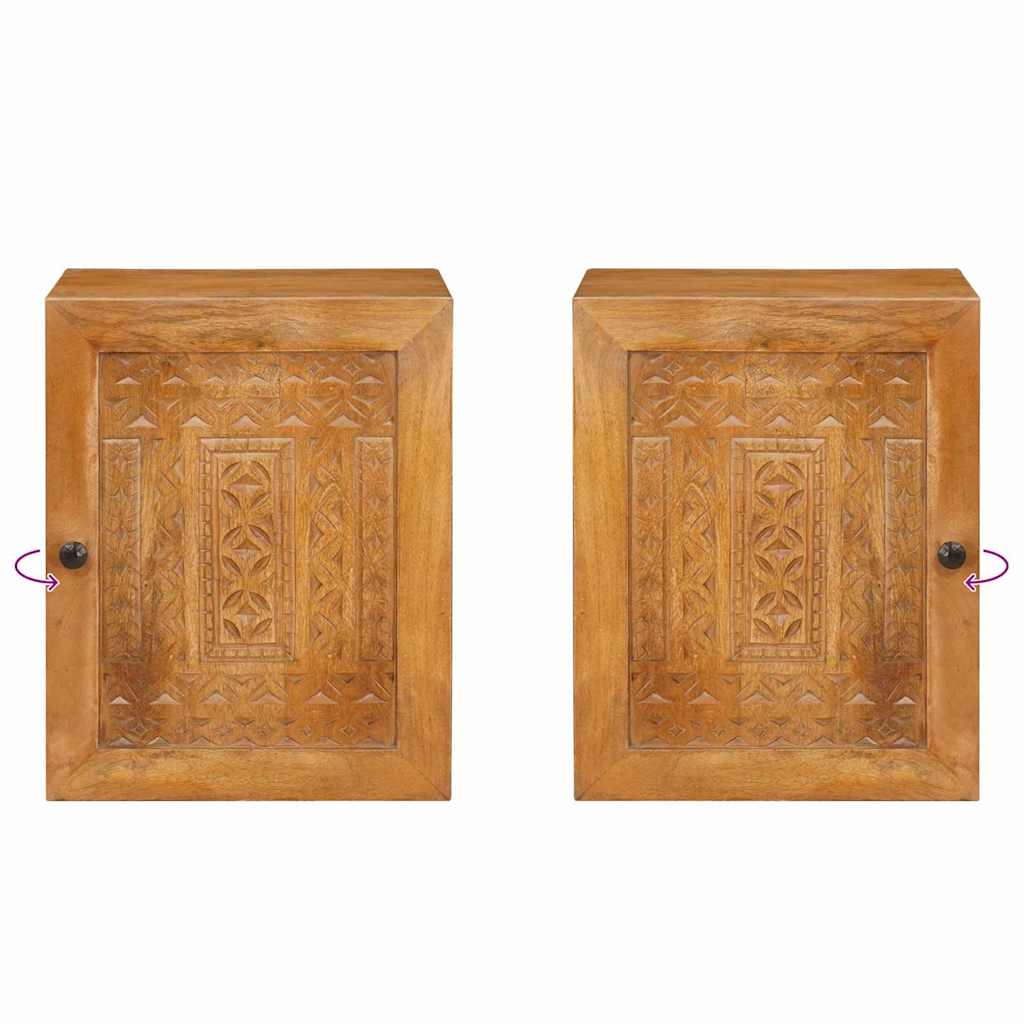 Badeværelsesskab Lys Brun 38 x 33 x 48 cm Konstrueret træ