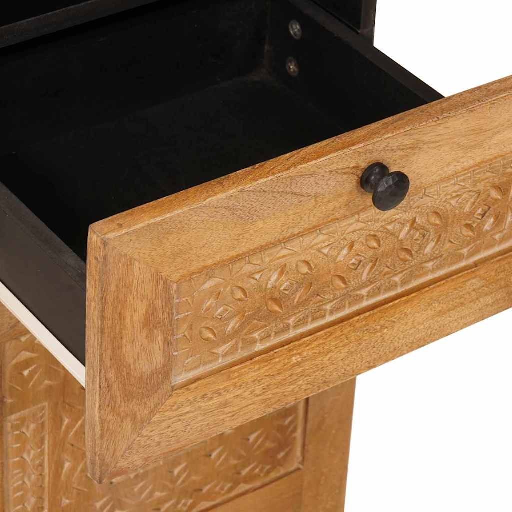 Badeværelsesskab Lys Brun 38 x 33 x 160 cm Konstrueret træ