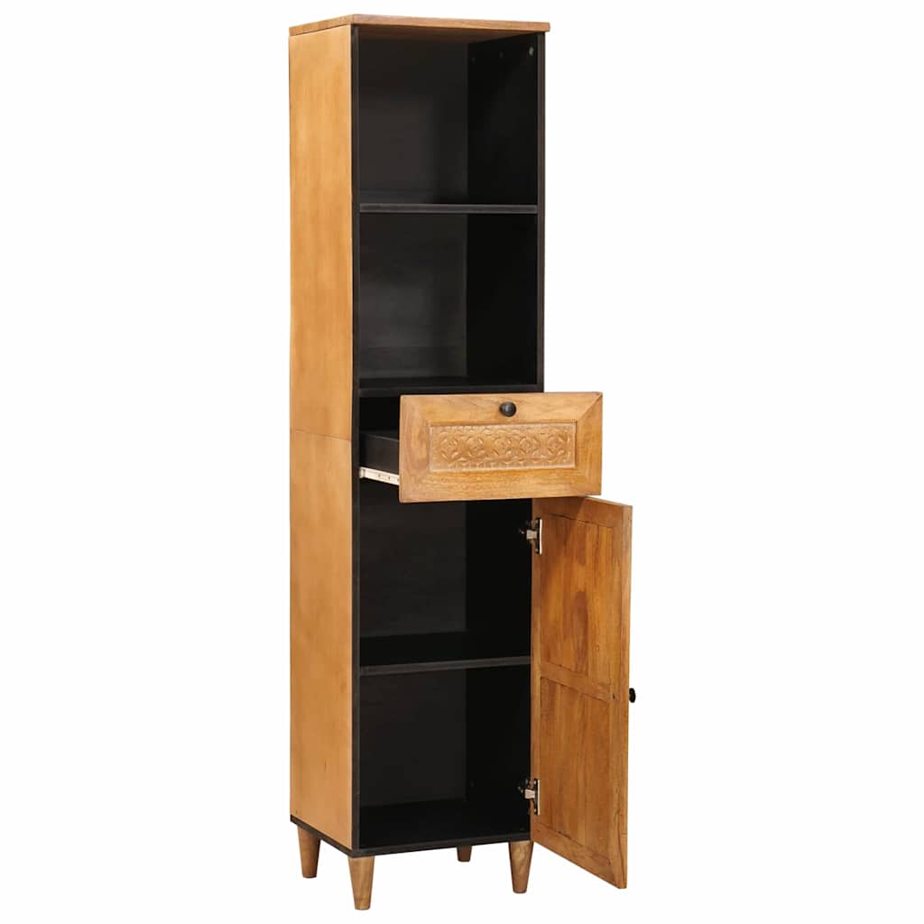 Badeværelsesskab Lys Brun 38 x 33 x 160 cm Konstrueret træ