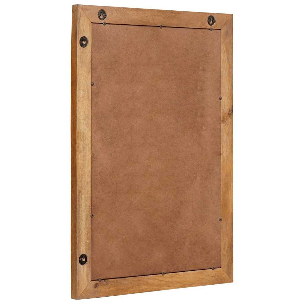 Badeværelsesspejl med spejl Lys Brun 70 x 50 x 2,5 cm