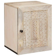 Badeværelsesskab med dør Hvid 38 x 33 x 48 cm Konstrueret træ