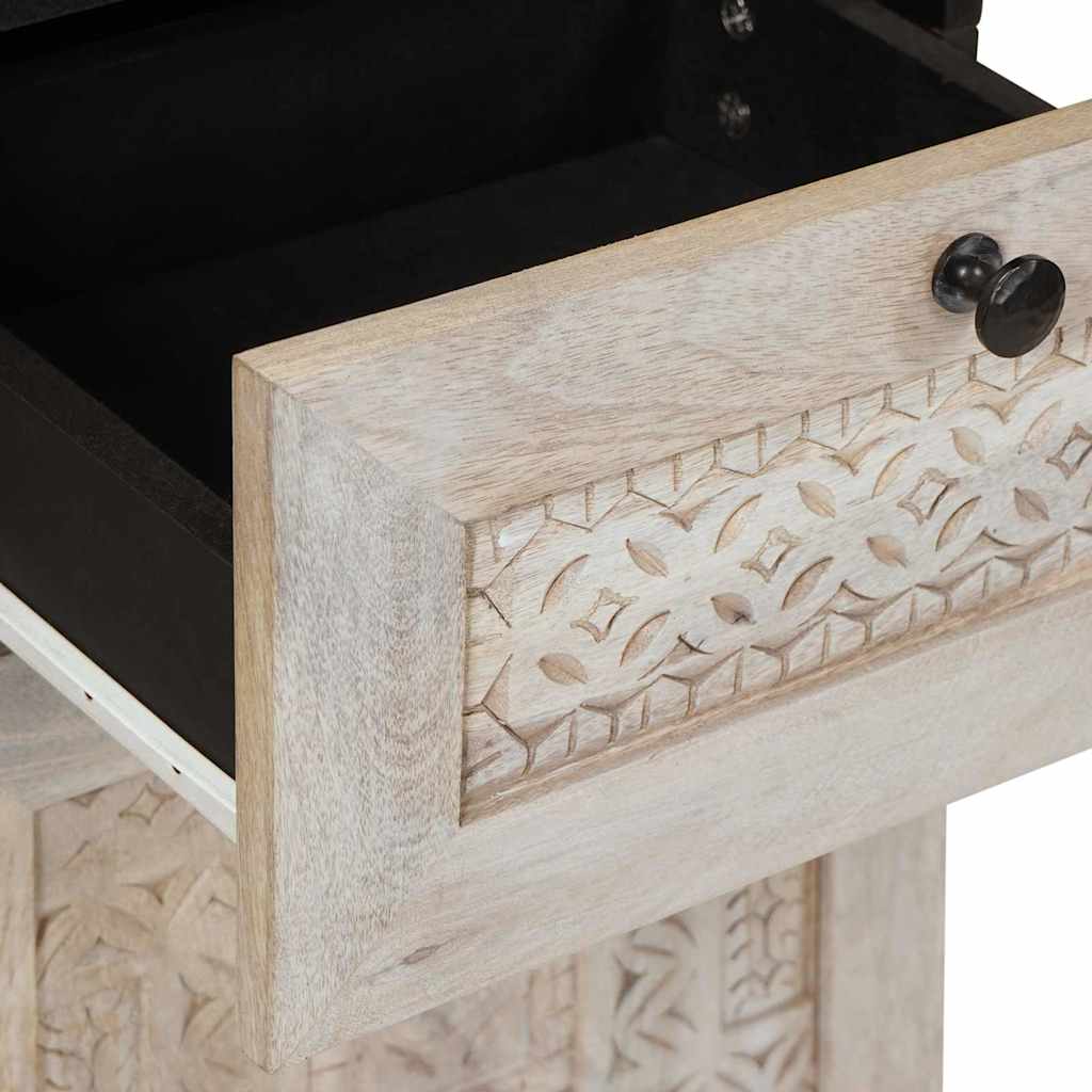 Badeværelsesskab med dør Hvid 38 x 33 x 160 cm Konstrueret træ