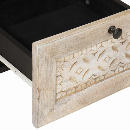 Sideboard med skuffe Hvid 33.5 x 40 x 75 cm