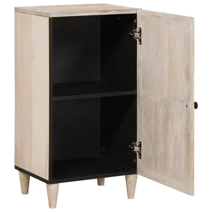 Sideboard Bleg Hvid 40 x 33 x 75 cm Massivt mangotræ