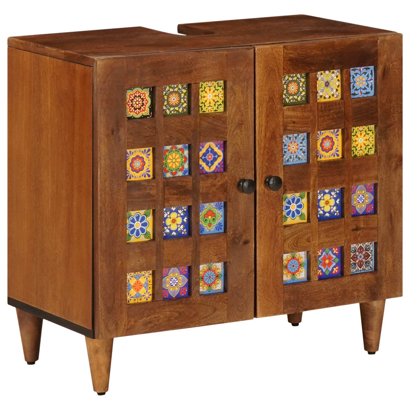 Badeværelsesskabsunder med opbevaring Valnød 62 x 33 x 58 cm