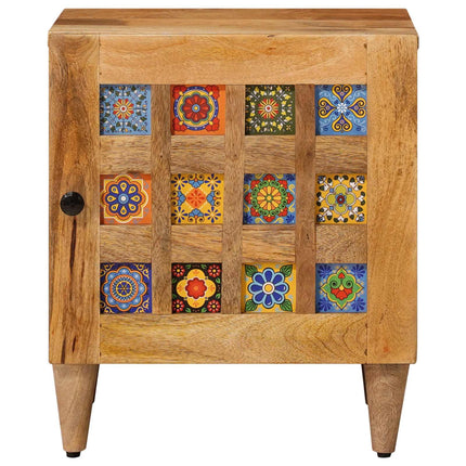 Natskab Naturfarvet 40 x 33,5 x 46 cm Massivt mangotræ
