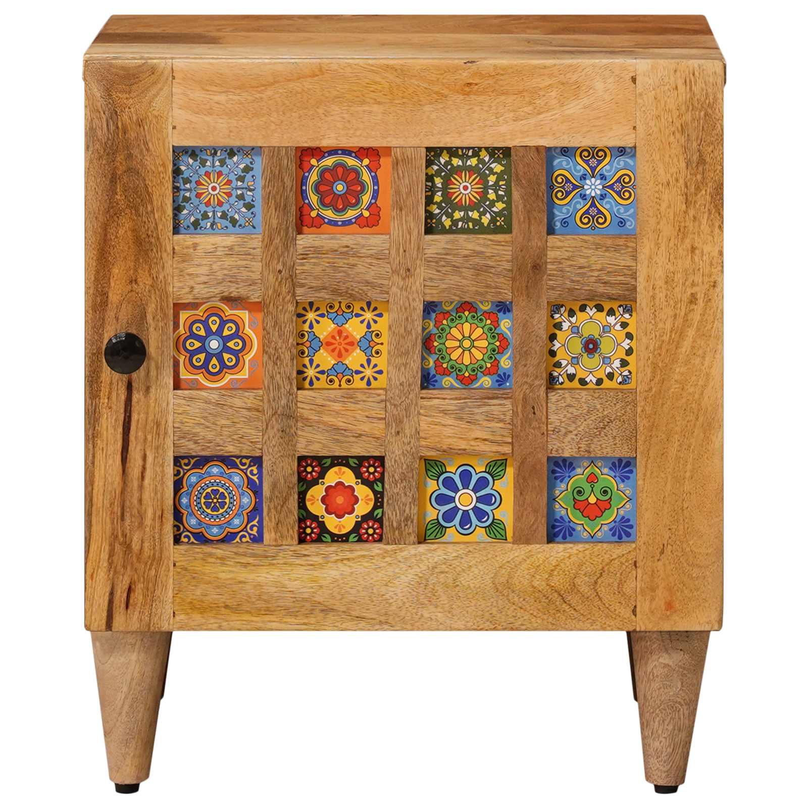 Natskab Naturfarvet 40 x 33,5 x 46 cm Massivt mangotræ