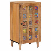 Sideboard med dør Naturfarvet 40 x 33 x 75 cm Massivt mangotræ