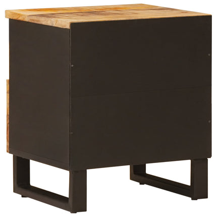 Sengekabinett 2 stk. Brun 40 x 33 x 46 cm Massivt mangotræ