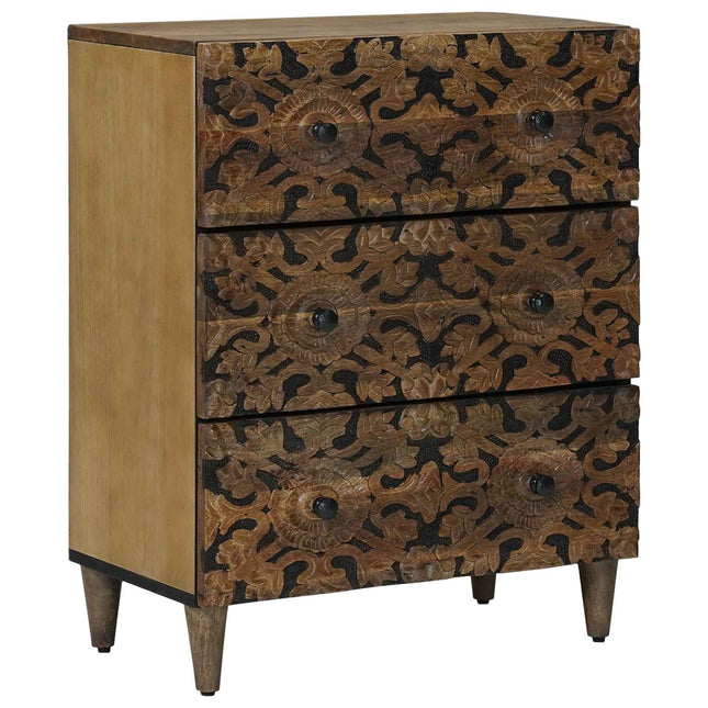 Opbevarings Sideboard Brun 60 x 33,5 x 75 cm Massivt mangotræ