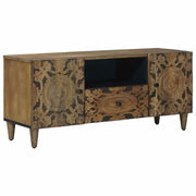 TV-skab med skuffe Brun 105 x 33,5 x 46 cm Massivt mangotræ