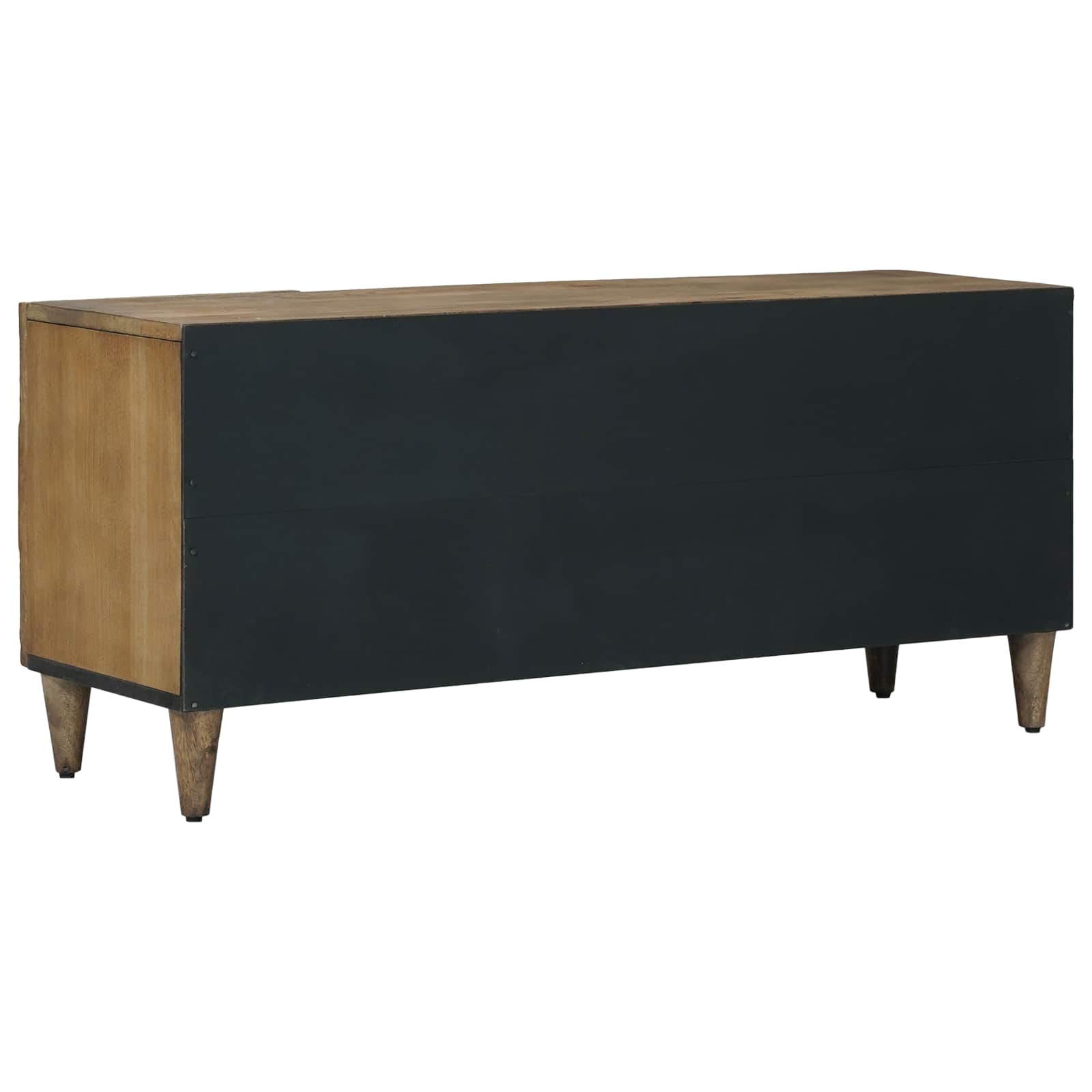 TV-skab med skuffe Brun 105 x 33,5 x 46 cm Massivt mangotræ