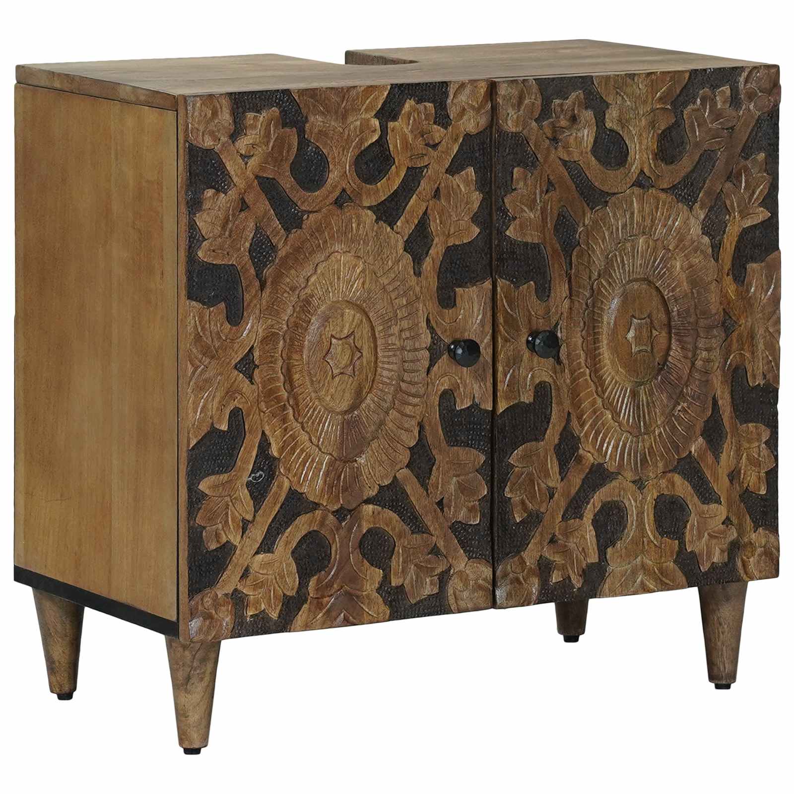 Badeværelsesskabsunder Brun 62 x 33 x 58 cm Massivt mangotræ