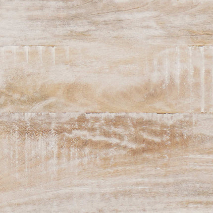 Sengekabinett med skuffe Hvid 50 x 33 x 60 cm Massivt mangotræ
