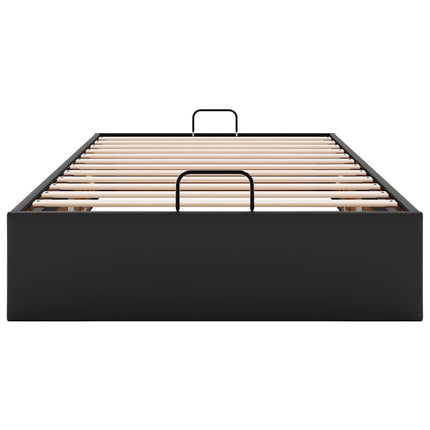 osmannisk sengeramme uden madras 80x200 cm kunstlæder sort