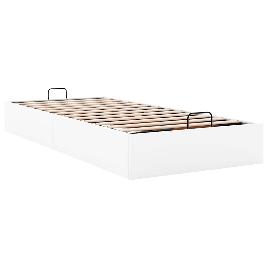 osmannisk sengeramme uden madras 80x200 cm kunstlæder hvid