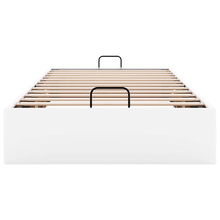 osmannisk sengeramme uden madras 90x190 cm kunstlæder hvid