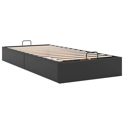 osmannisk sengeramme uden madras 90x200 cm kunstlæder sort