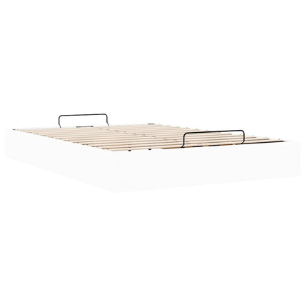 osmannisk sengeramme uden madras 140x190 cm kunstlæder hvid
