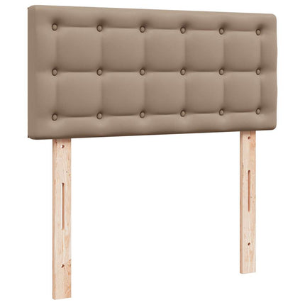 osmannisk sengeramme med madras 120x190cm kunstlæder