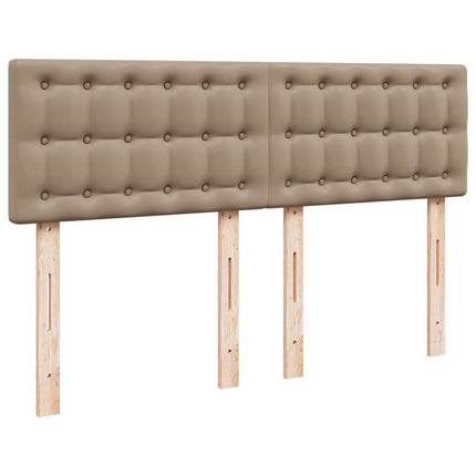 osmannisk sengeramme med madras 140x190 cm kunstlæder
