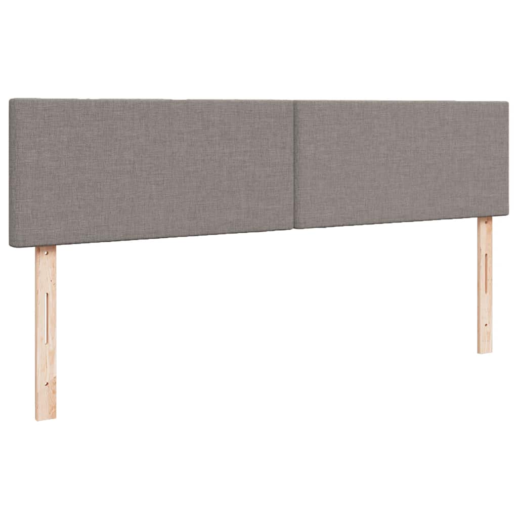osmannisk sengeramme med madras 180x200 cm stof gråbrun
