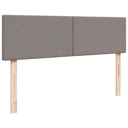osmannisk sengeramme med madrasser 180x200 cm stof gråbrun