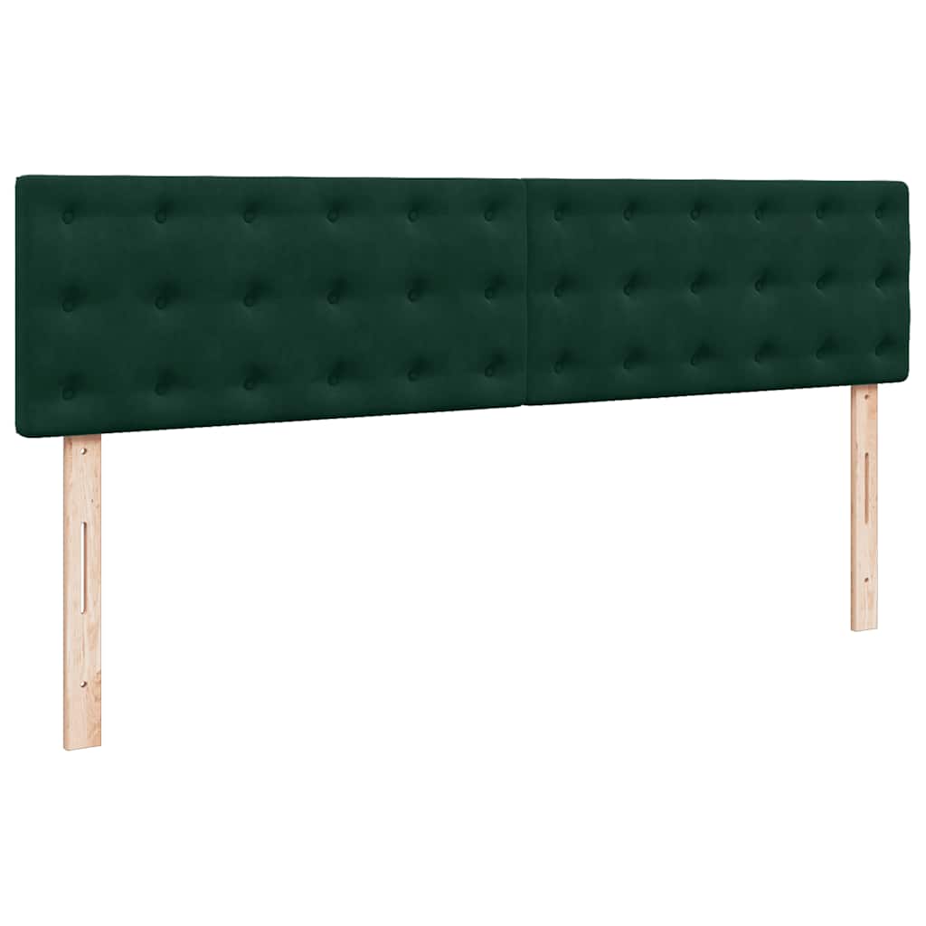 osmannisk sengeramme med madras 180x200 cm fløjl mørkegrøn
