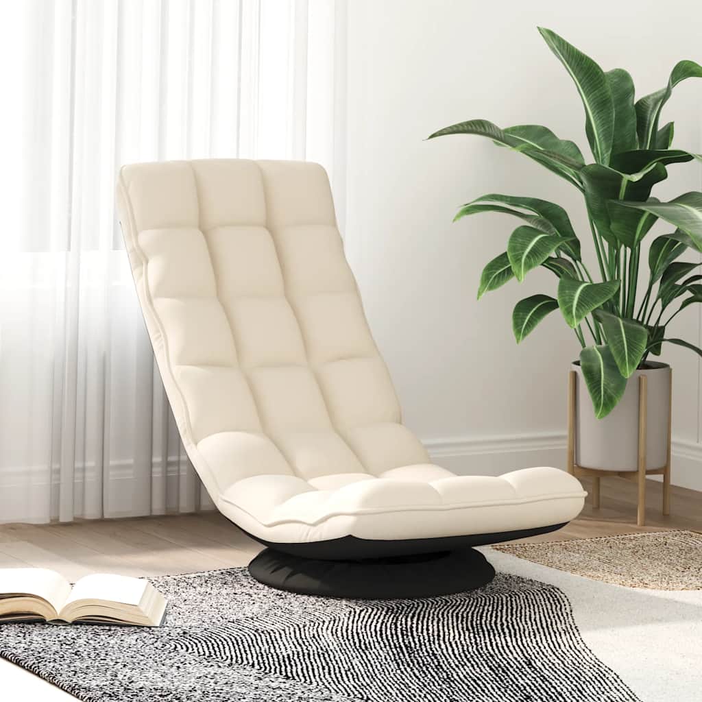 drejelig gulvstol i hør 70x51x79 cm