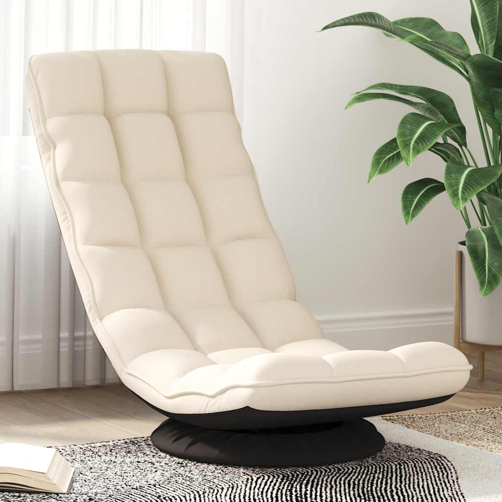 drejelig gulvstol i hør 70x51x79 cm