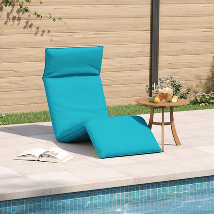 foldbar liggestol 175x54x8,5 cm oxfordstof turkis