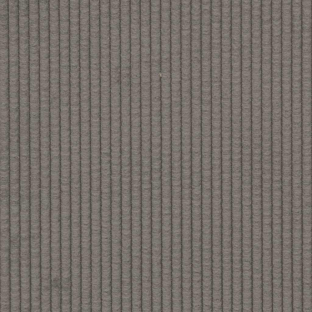 elskovssofa 109 cm fløjlsstof lysegrå