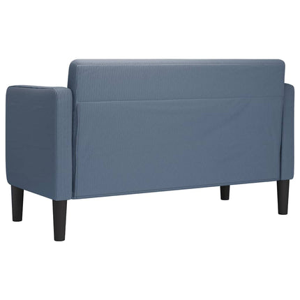 elskovssofa 109 cm fløjlsstof blå