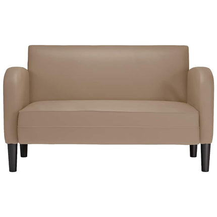 elskovssofa 110 cm kunstlæder cappuccino
