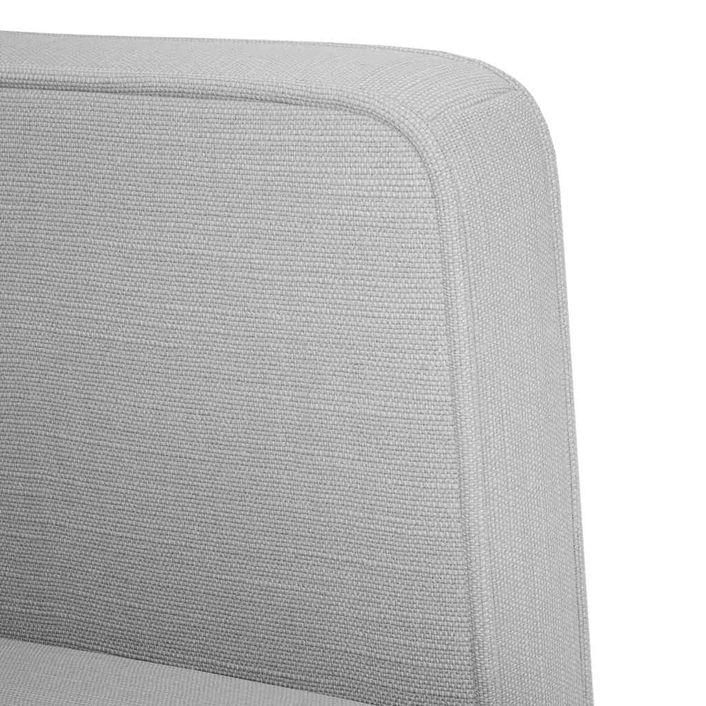 sofastol med armlæn 53 cm stof skygrå