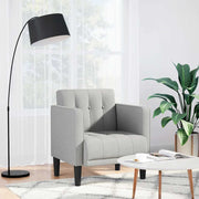 sofastol med armlæn 53 cm stof skygrå