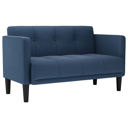 elskovssofa 111 cm stof blå