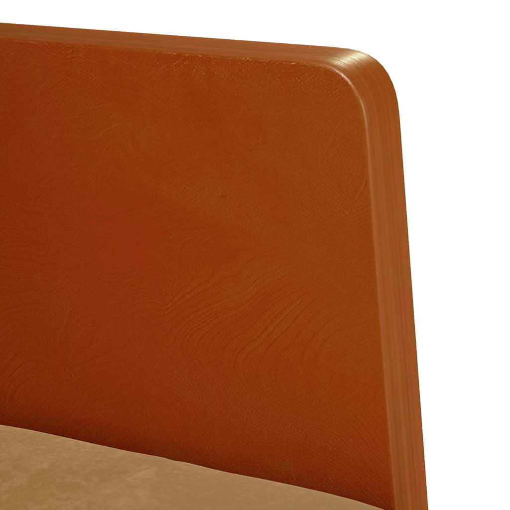 sofastol med armlæn 55 cm fløjl brun