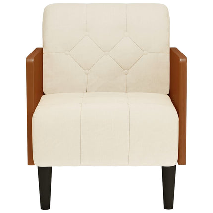 sofastol med armlæn 55 cm hør