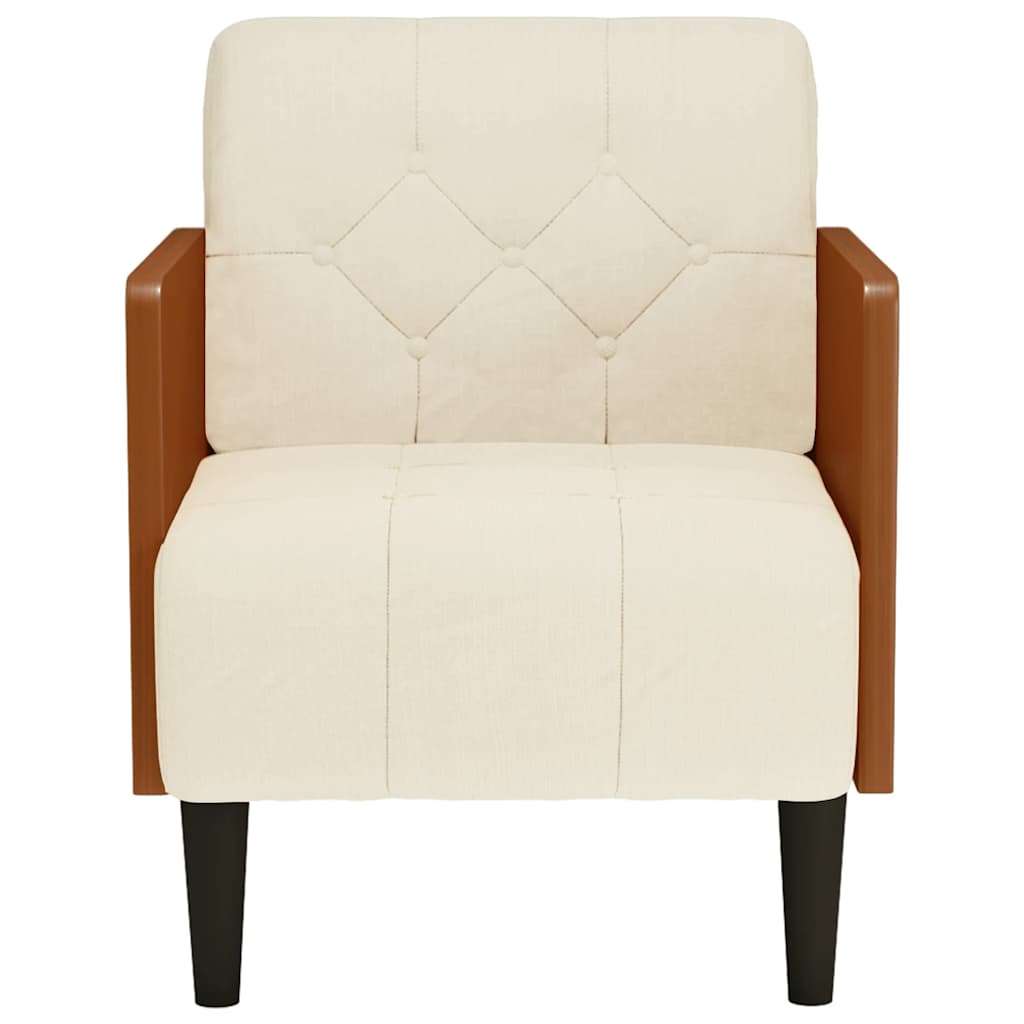 sofastol med armlæn 55 cm hør