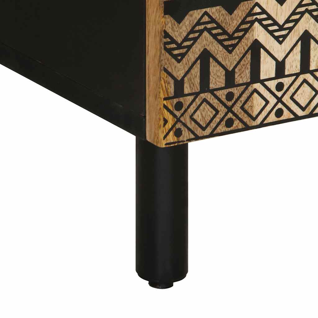 badeværelsesskab 38x33,5x160 cm massivt mangotræ