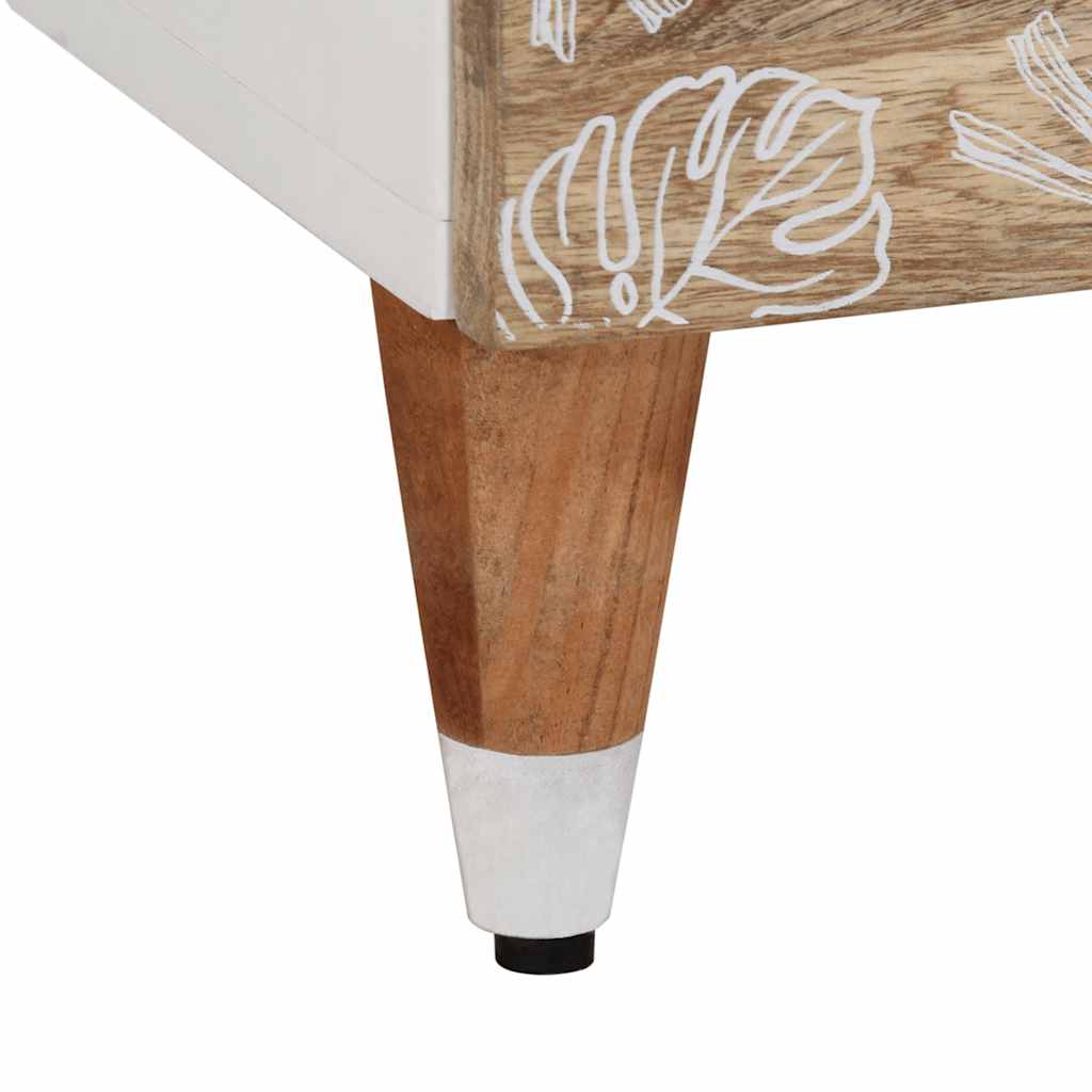 sengeborde 2 stk. 40x33x46 cm massivt mangotræ