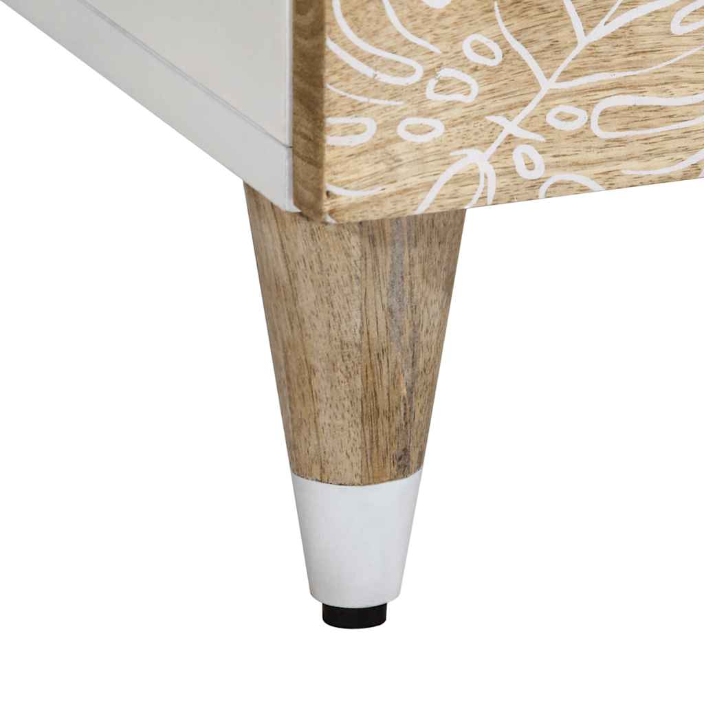 sengebord 50x33x60 cm massivt mangotræ