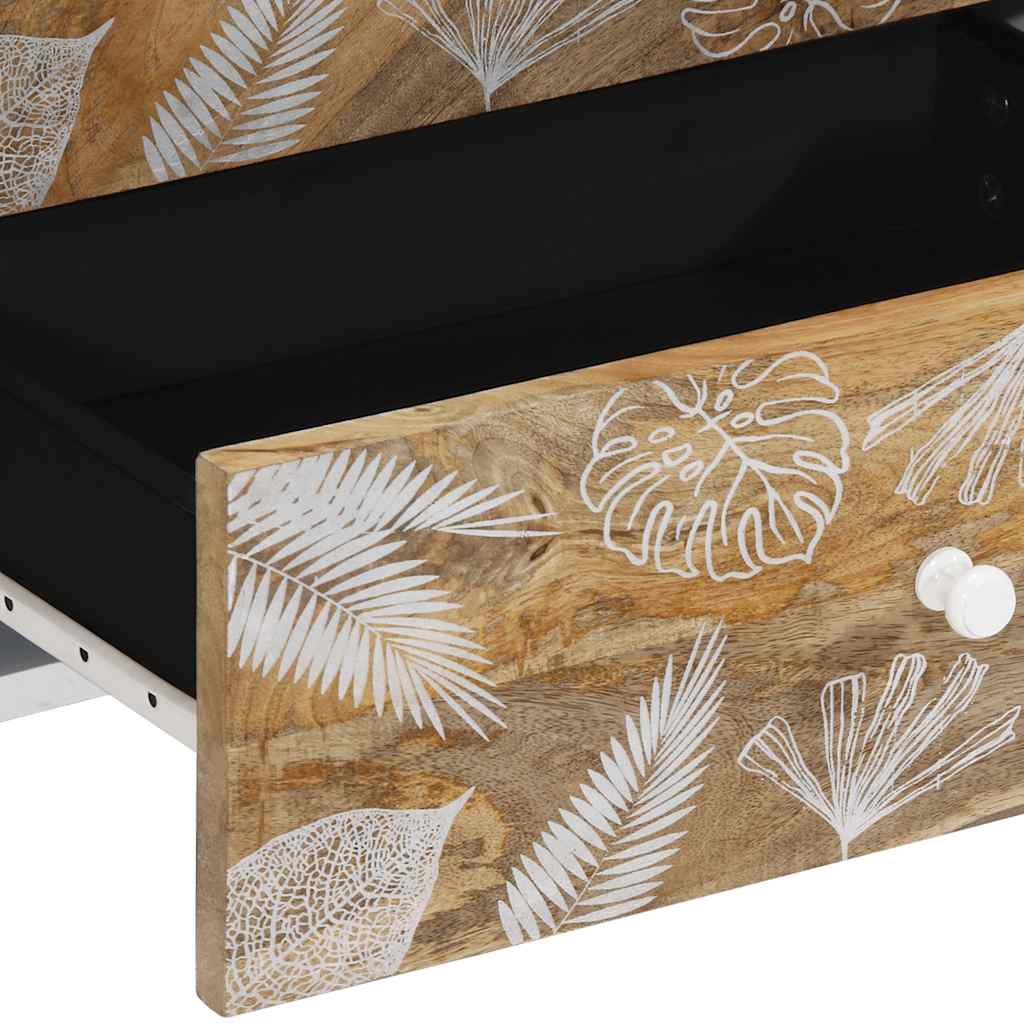 sengebord 50x33x60 cm massivt mangotræ